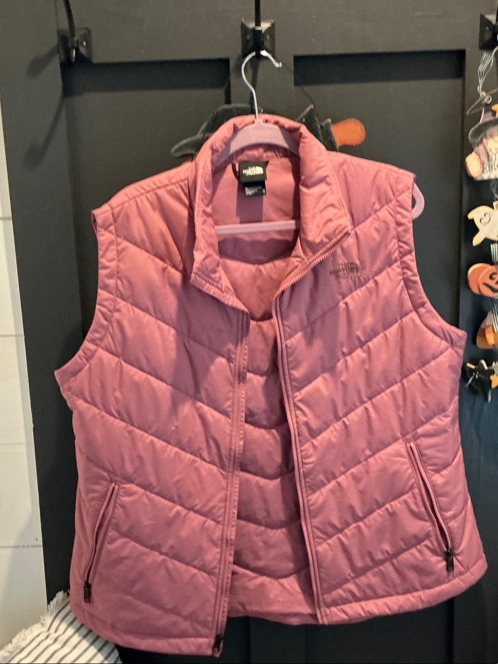The North Face Women’s Dusty Pink Quilted Insulated Vest